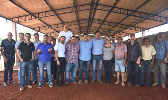 Vereadores prestigiam entrega de pavilhão pelo Dinheiro Direto na Comunidade